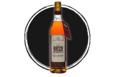 Bottle of A.H. Hirsch Reserve bourbon whiskey.