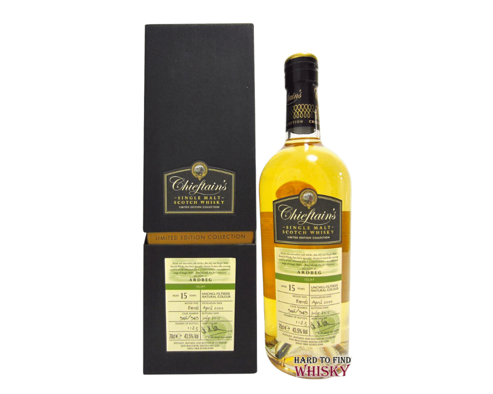 Ardbeg Chieftains Limited Edition 2000 15 year old Whisky