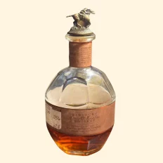 Blanton's bourbon whiskey bottle with horse stopper.