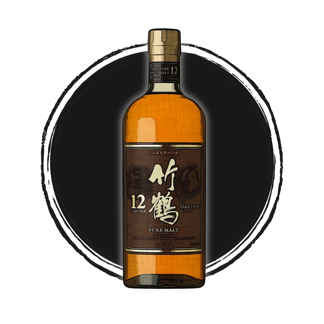 Bottle of Nikka 12-year-old Japanese whisky.