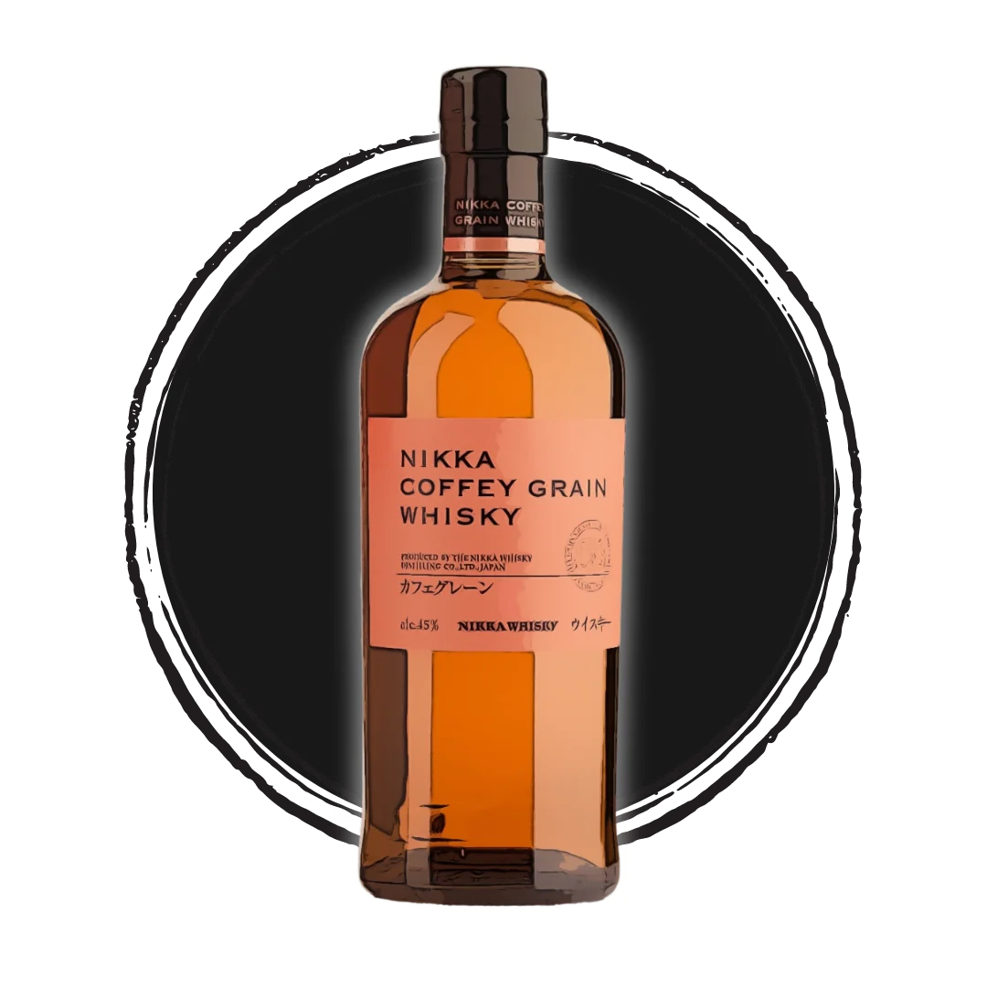 Nikka Coffey Grain Japanese Whisky bottle.