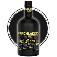 Bruichladdich Scotch whisky bottle with label.