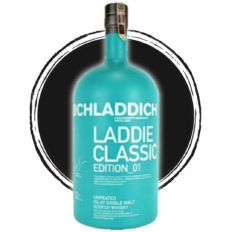 Bruichladdich whisky bottle, Laddie Classic edition.