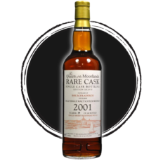 Bottle of single malt Scotch whisky, 2001 vintage.