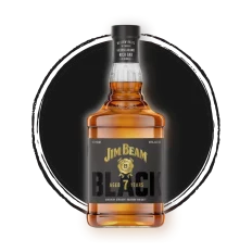 Jim Beam Black bourbon bottle