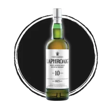 Laphroaig 10 Year Old Scotch Whisky bottle