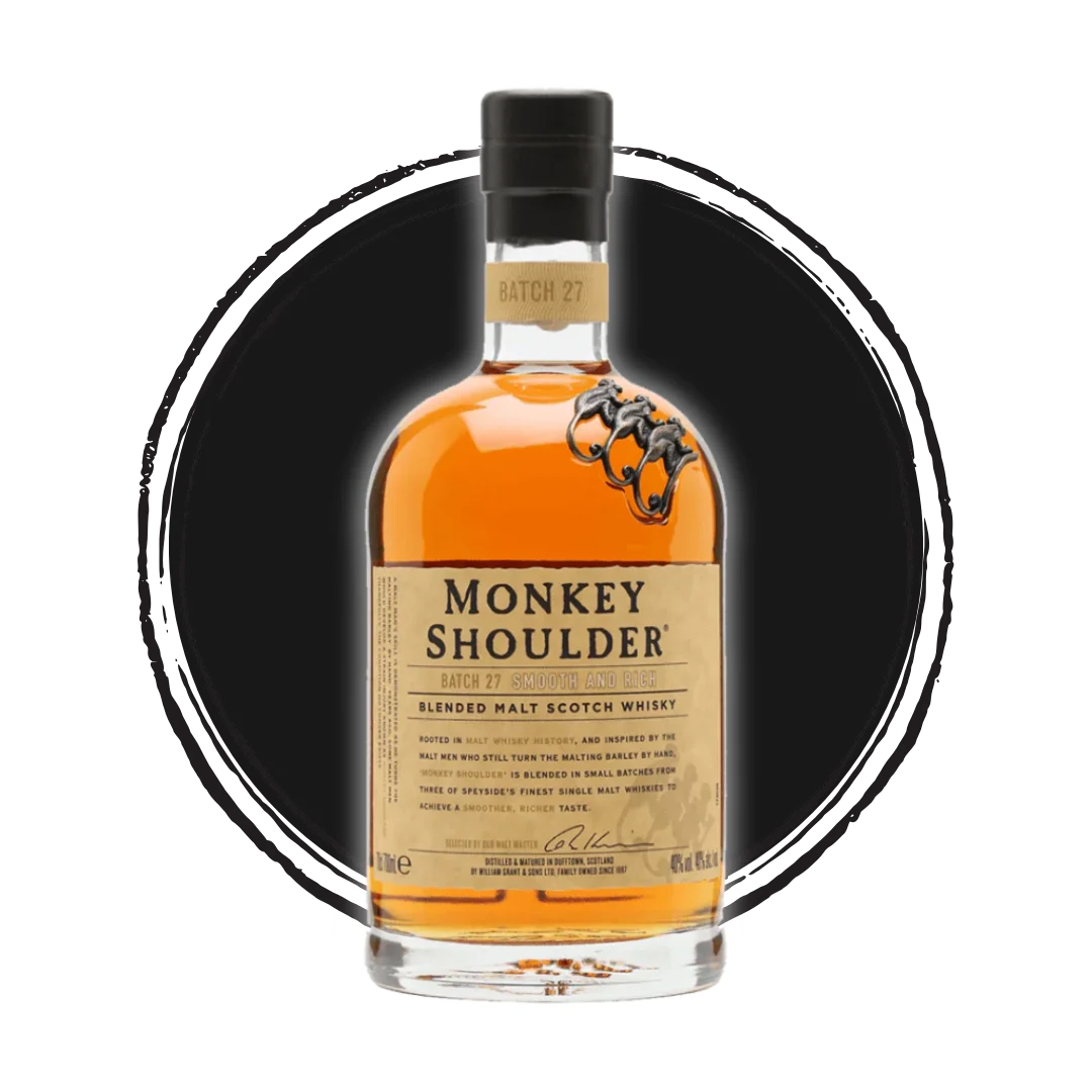 Monkey Shoulder blended Scotch whisky bottle