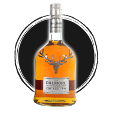 Dalmore 1995 vintage whisky bottle