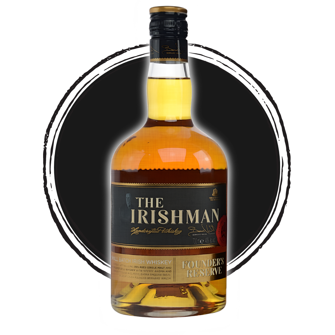 The Irishman Founder's Reserve Whiskey bottle