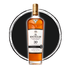 The Macallan 30-year-old Highland single malt whisky.