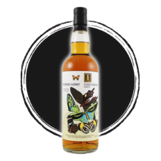 The Whisky Agency bottle with butterfly label