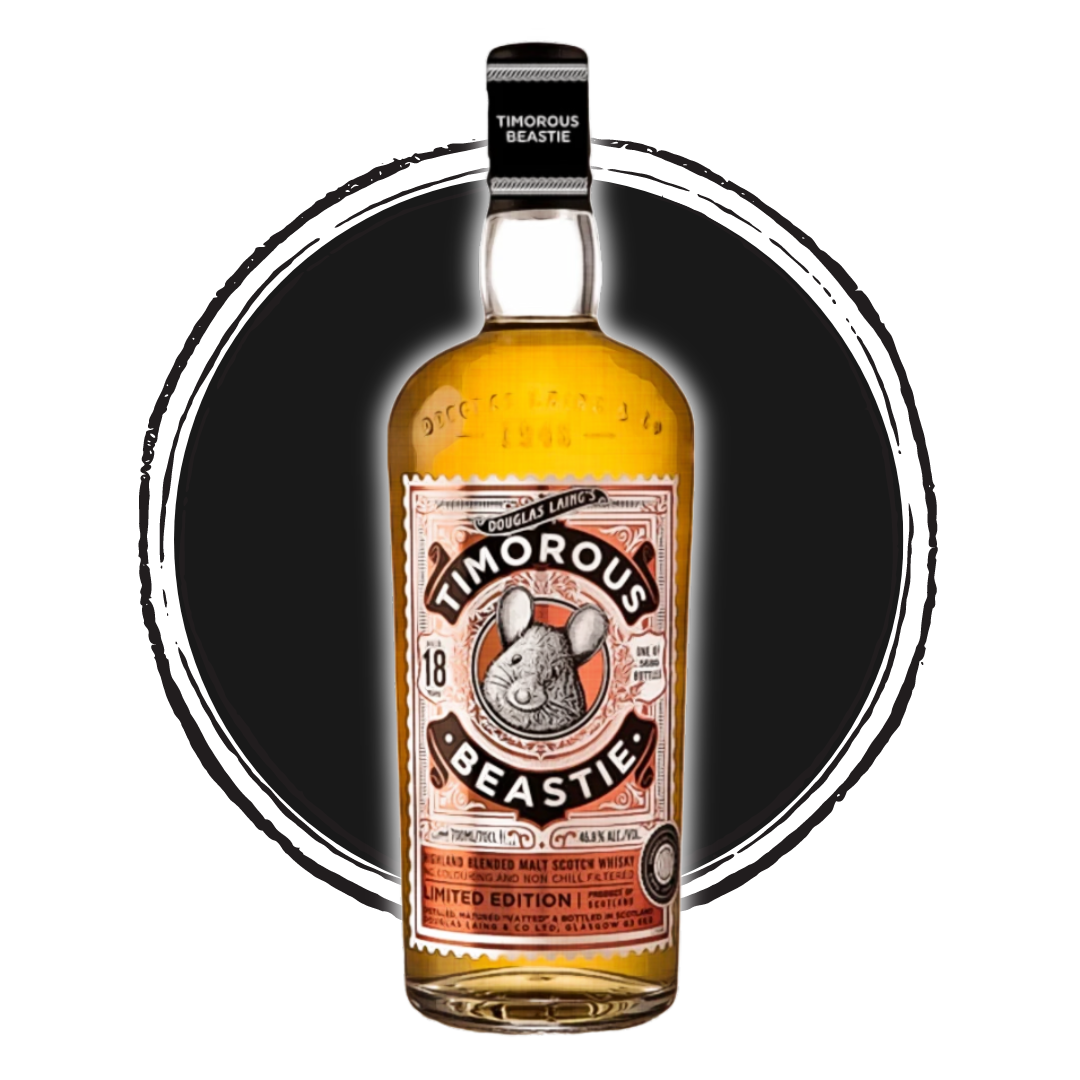 Timorous Beastie whisky bottle