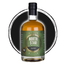 North Star 10-year-old whisky bottle