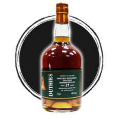 Duthies single malt scotch whisky bottle