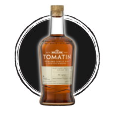 Tomatin Highland Single Malt Scotch Whisky.