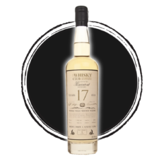 17-year-old single malt whisky bottle