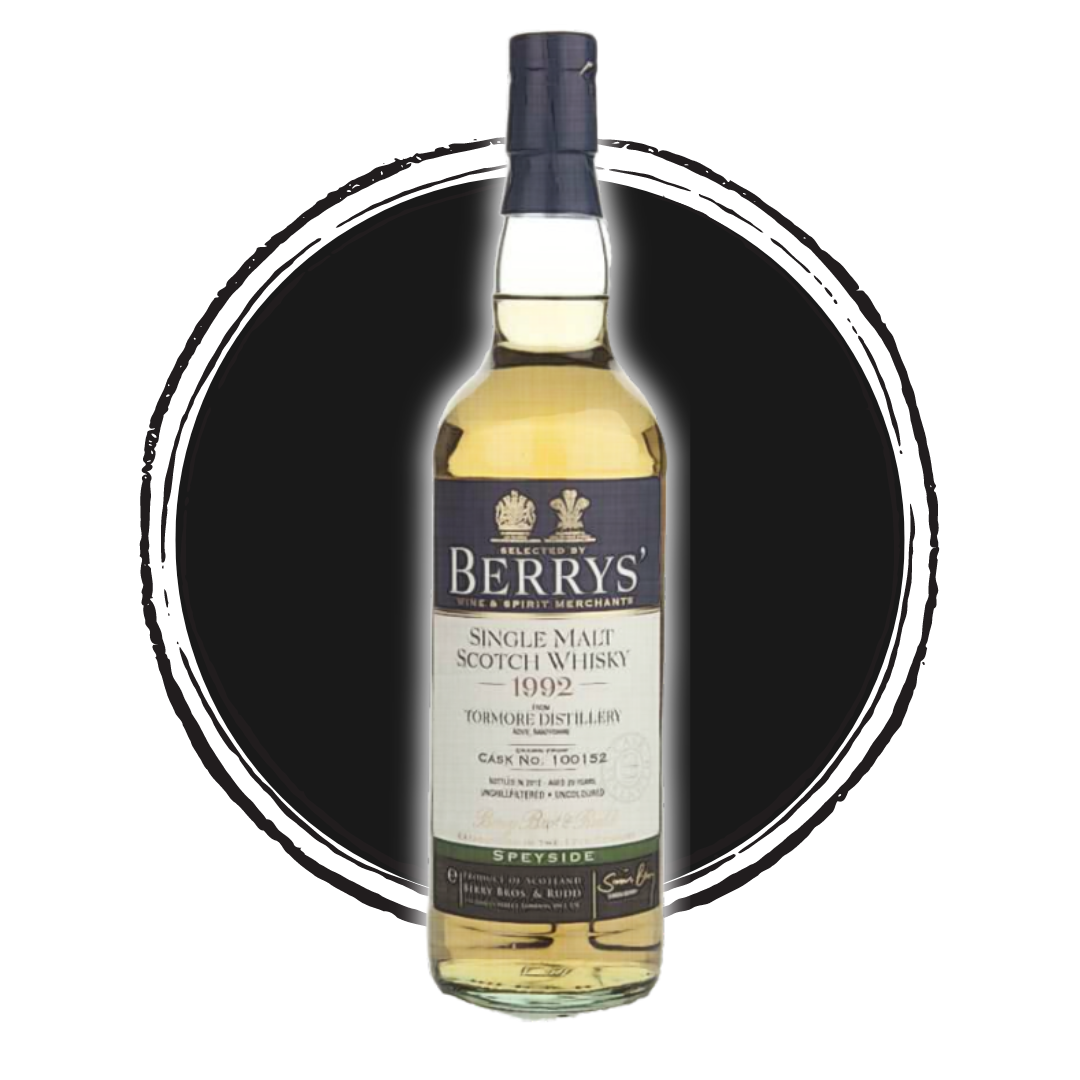 Berry's 1992 Single Malt Scotch Whisky bottle