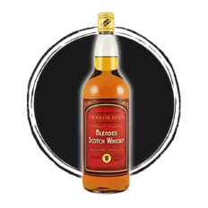 Blended Scotch Whisky bottle, Trader Joe’s brand