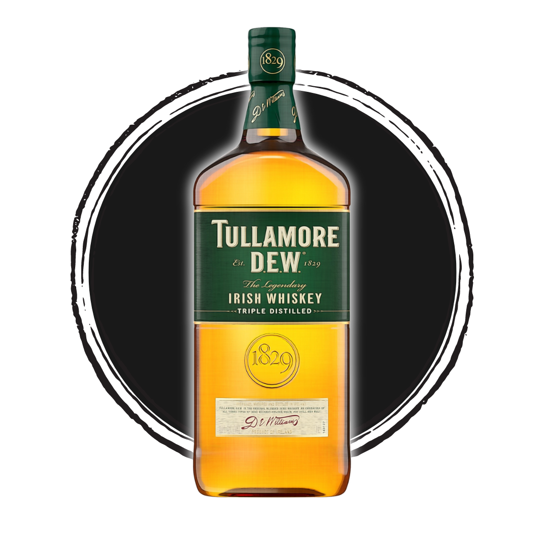 Tullamore D.E.W. Irish Whiskey bottle