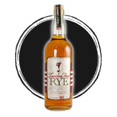 Bottle of Twelve Five Rye Whiskey