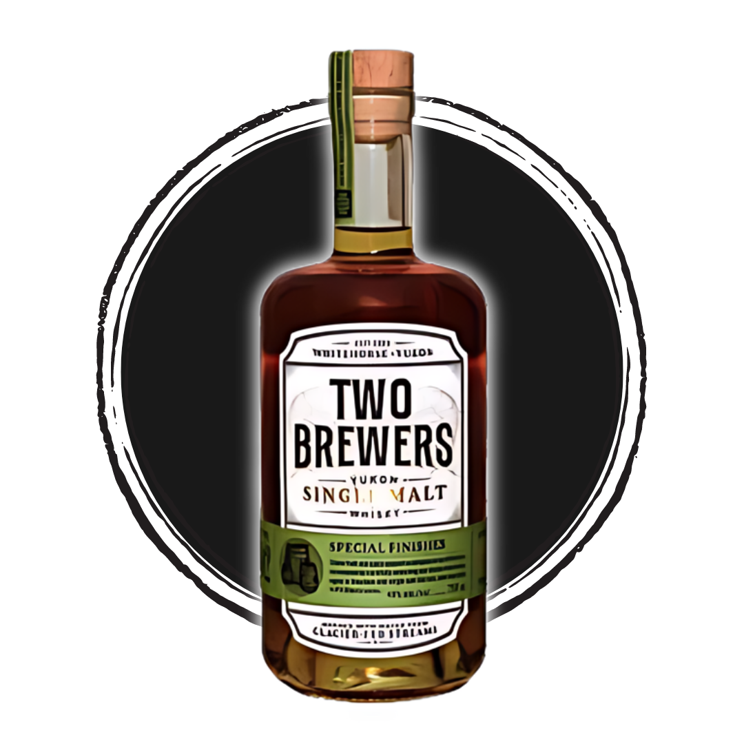 Two Brewers Yukon Single Malt Whiskey bottle