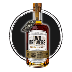 Two Brewers single malt whisky bottle