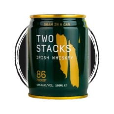 Two Stacks Irish Whiskey can