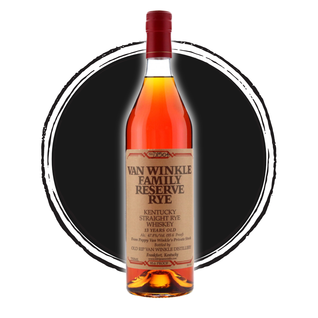 Van Winkle Family Reserve Rye Whiskey bottle