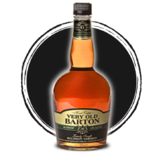 Very Old Barton Bourbon Whiskey bottle