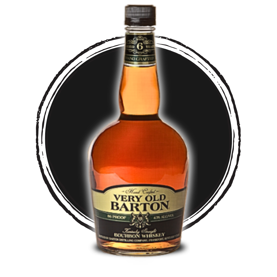 Very Old Barton Bourbon Whiskey bottle