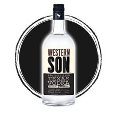 Western Son Texas Vodka bottle, 10x distilled