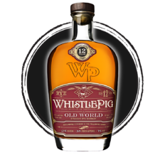 WhistlePig Old World 12 Year Rye Whiskey bottle