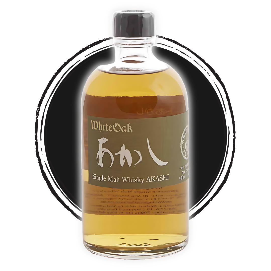 White Oak Akashi Single Malt Whisky bottle