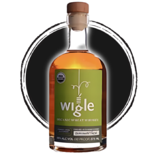 Wigle organic wheat whiskey bottle