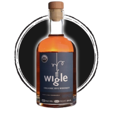 Wigle Organic Rye Whiskey bottle