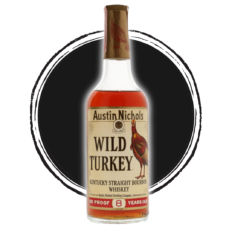 Wild Turkey Kentucky bourbon whiskey bottle