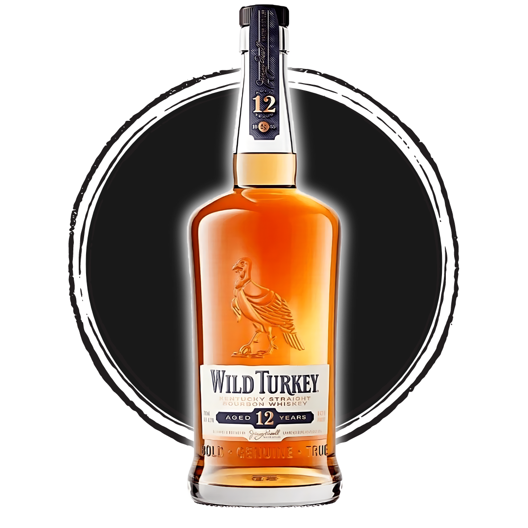 Wild Turkey 12 Years Bourbon Whiskey Bottle