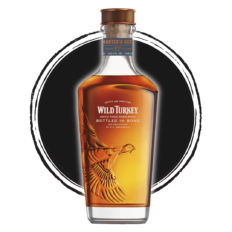 Wild Turkey bourbon whiskey bottle