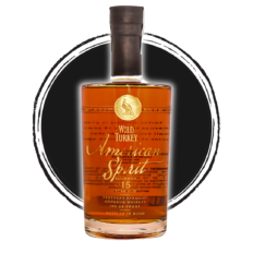 Wild Turkey American Spirit bourbon whiskey bottle