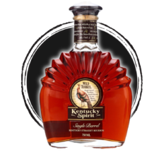 Kentucky Spirit Single Barrel bourbon whiskey bottle.