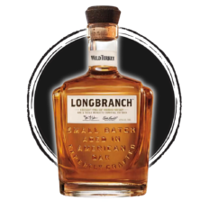 Wild Turkey Longbranch bourbon whiskey bottle