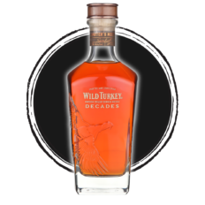 Wild Turkey Decades bourbon whiskey bottle