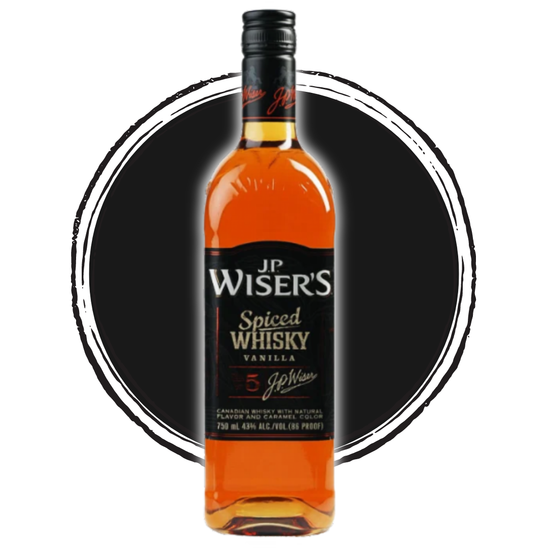 J.P. Wiser's Spiced Whisky Vanilla Bottle