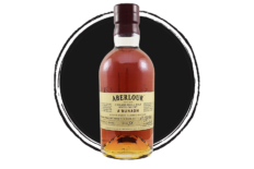 Aberlour single malt Scotch whisky bottle.