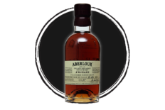 Bottle of Aberlour single malt Scotch whisky.