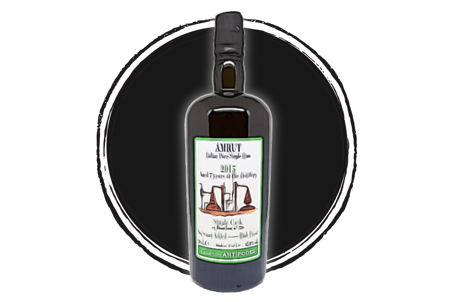 Amrut Indian Single Malt Whisky bottle