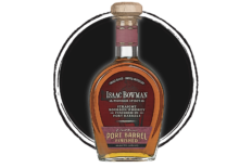 Bottle of port barrel finished bourbon whiskey.