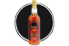 Amrut Indian single malt whisky bottle.