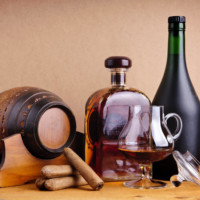 Bourbon Gifts Flask & Barrel