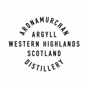 Logo of Ardnamurchan Distillery, Scotland.